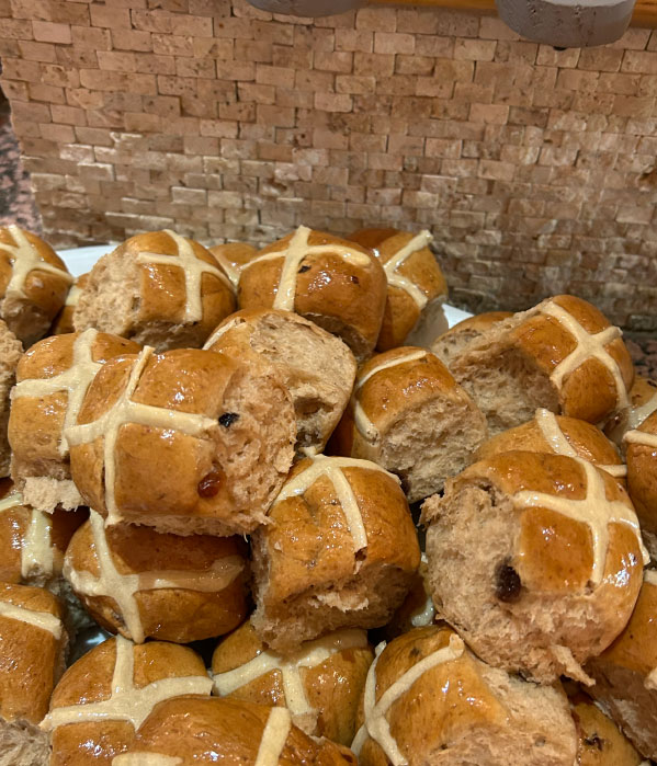 Hot cross buns